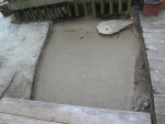 Spádová vrstva románského cementu.